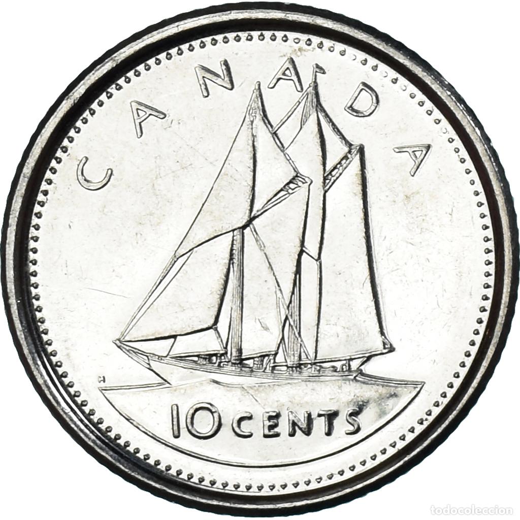 Monedas antiguas de Am&eacute;rica: [#1334375] Moneda, Canad&aacute;, 10 Cents, 2002 - Foto 2