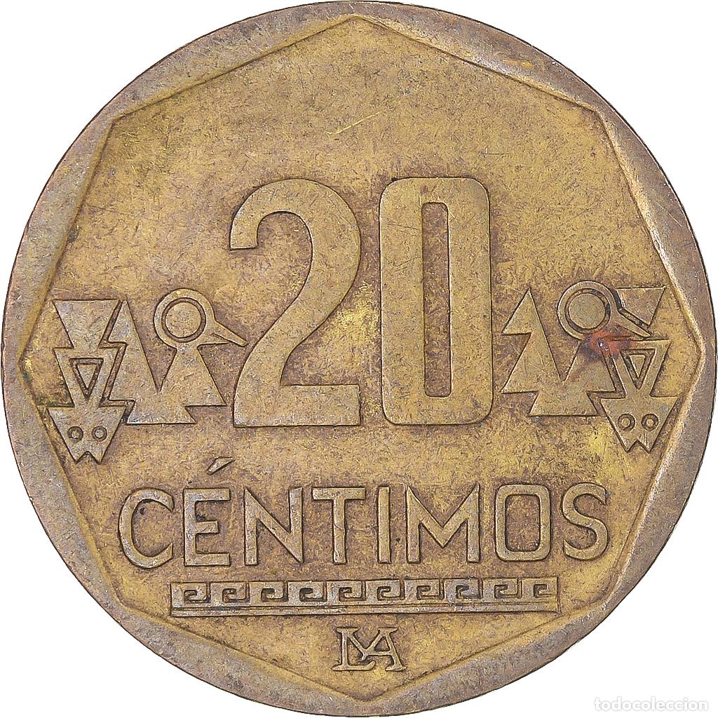 Monedas antiguas de Am&eacute;rica: [#1334923] Moneda, Per&uacute;, 20 Centimos, 2008 - Foto 2