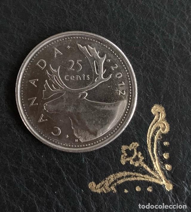Monedas antiguas de Am&eacute;rica: MONEDA 25 CENTAVOS 2012 CANADA ELIZABETH II - Foto 1