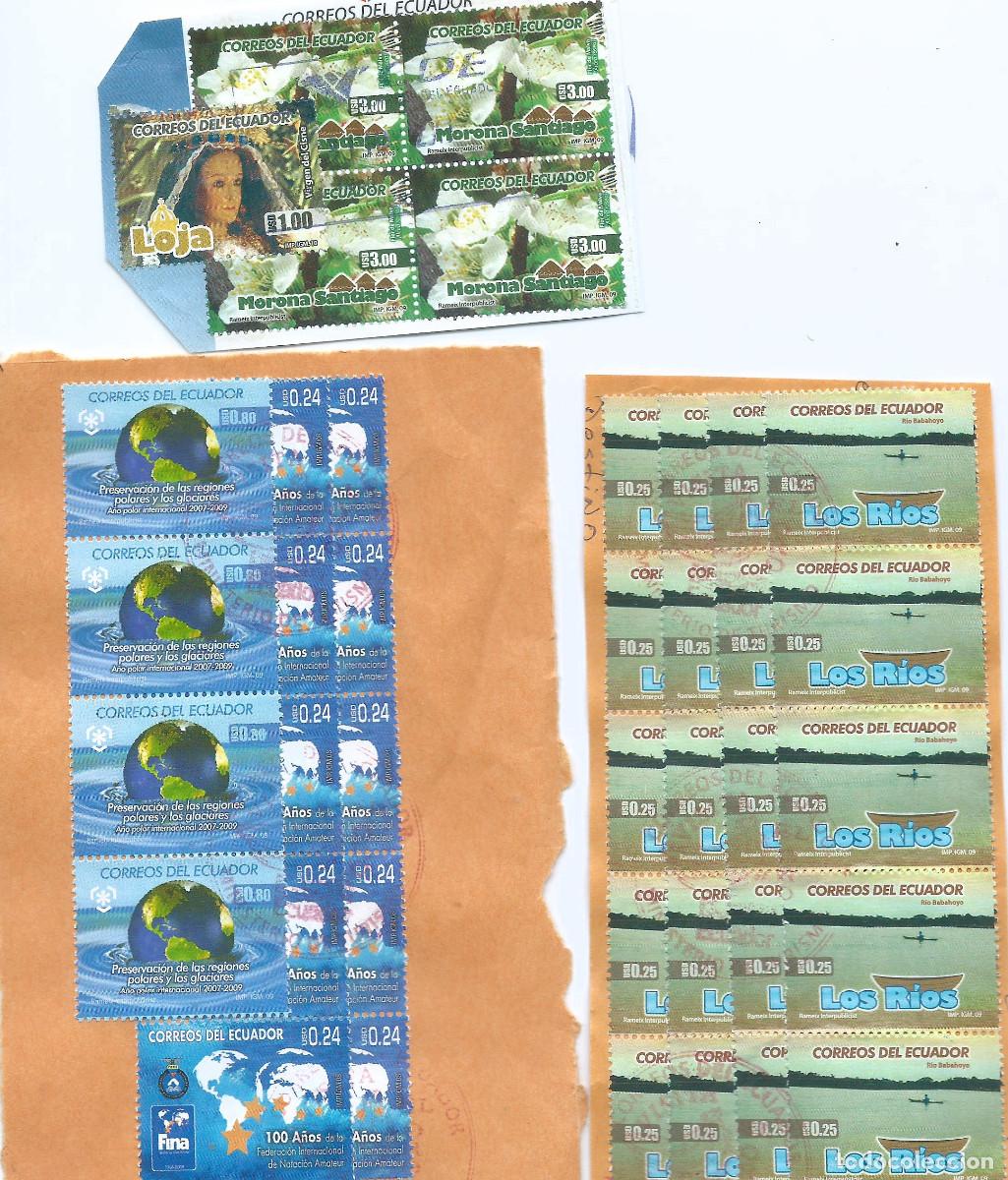 Monedas antiguas de Am&eacute;rica: Franqueo Ecuador - Foto 1