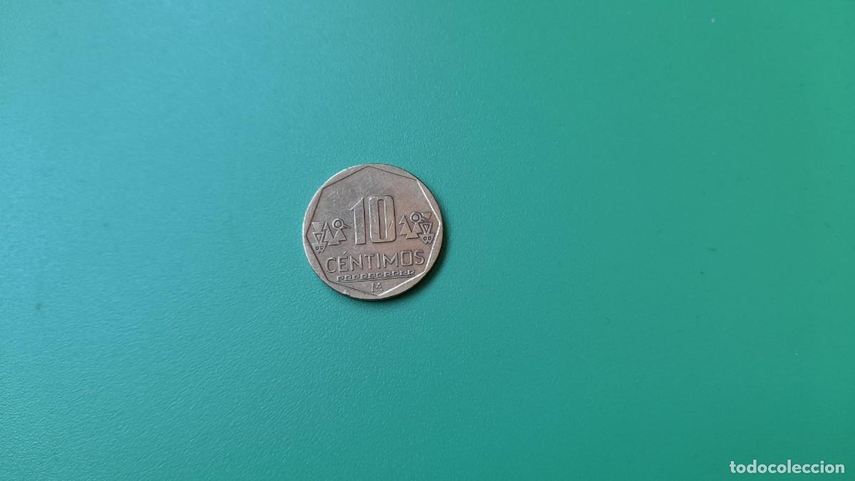 Monedas antiguas de Am&eacute;rica: 10 C&Eacute;NTIMOS Per&uacute; - Foto 1