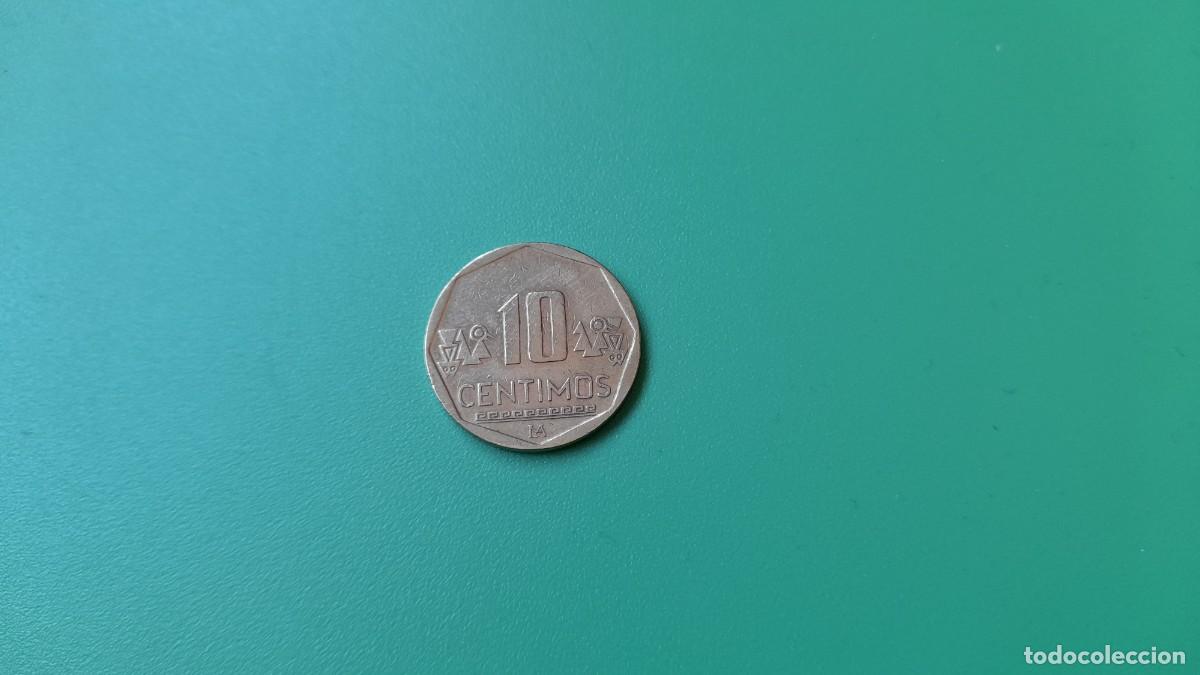 Monedas antiguas de Am&eacute;rica: 10 C&Eacute;NTIMOS Per&uacute; - Foto 1