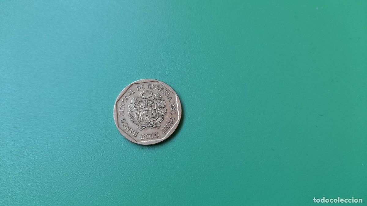 Monedas antiguas de Am&eacute;rica: 10 C&Eacute;NTIMOS Per&uacute; - Foto 2