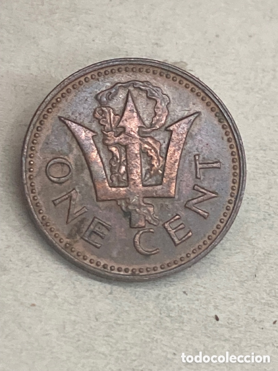 Monedas antiguas de Am&eacute;rica: Moneda 1 Cent 1973 Barbados J25 - Foto 1