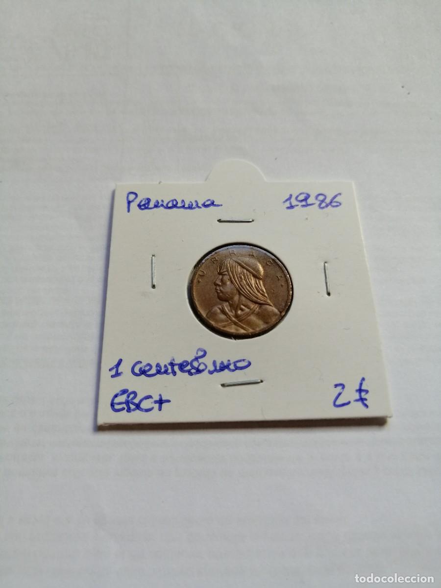 Monedas antiguas de Am&eacute;rica: Panam&aacute; 1 Centesimo 1986 - Foto 1