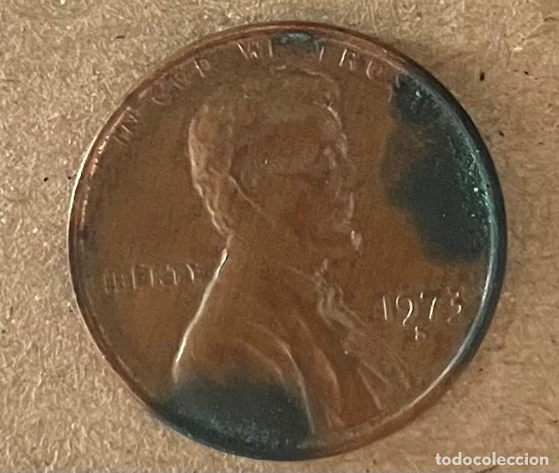 Monedas antiguas de Am&eacute;rica: moneda 1cent 1973 S. U.S.A (RARA) - Foto 1