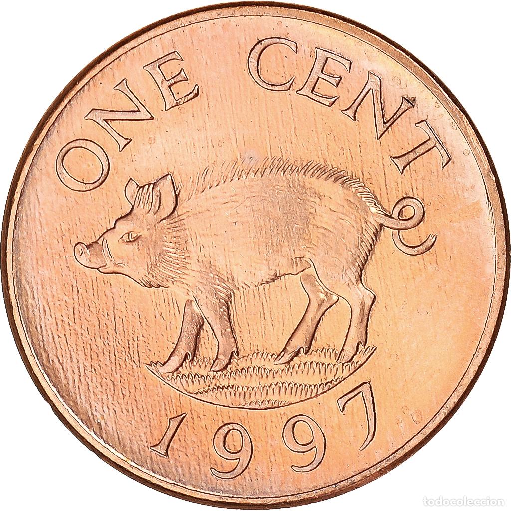 Monedas antiguas de Am&eacute;rica: [#1302523] Moneda, Bermudas, Cent, 1997 - Foto 2