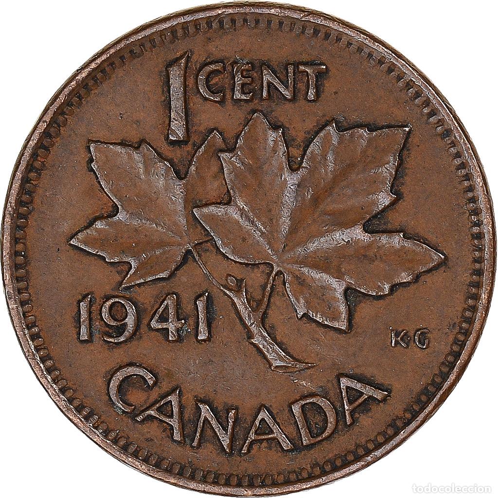 Monedas antiguas de Am&eacute;rica: [#1341552] Moneda, Canad&aacute;, Cent, 1941 - Foto 2