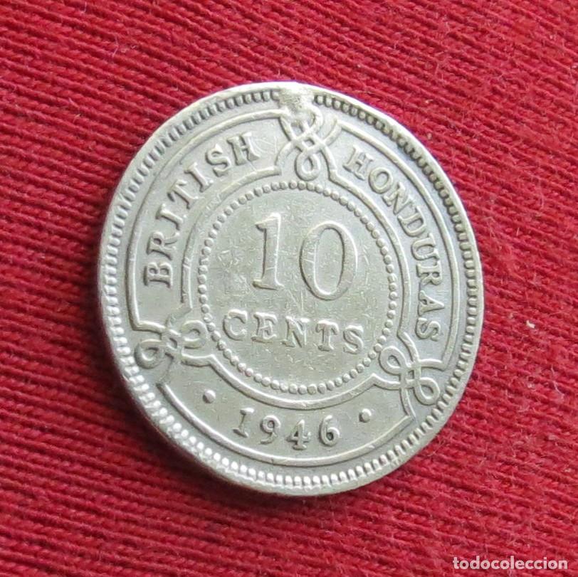 Monnaies anciennes d'Am&eacute;rique: Honduras Britanica 10 cents 1946 british belice