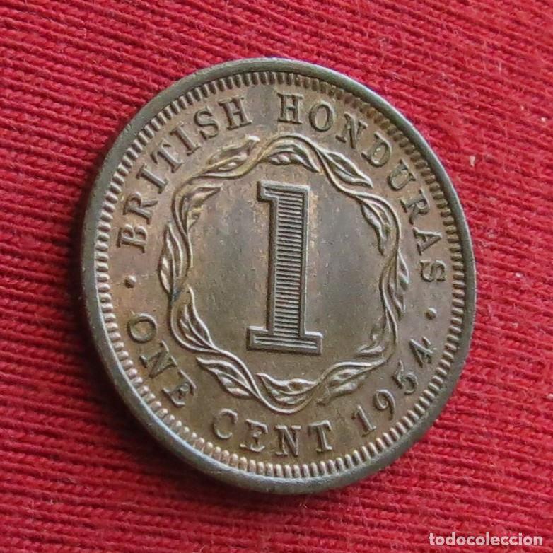 Monnaies anciennes d'Am&eacute;rique: Honduras Britanica 1 cent 1954 british belice