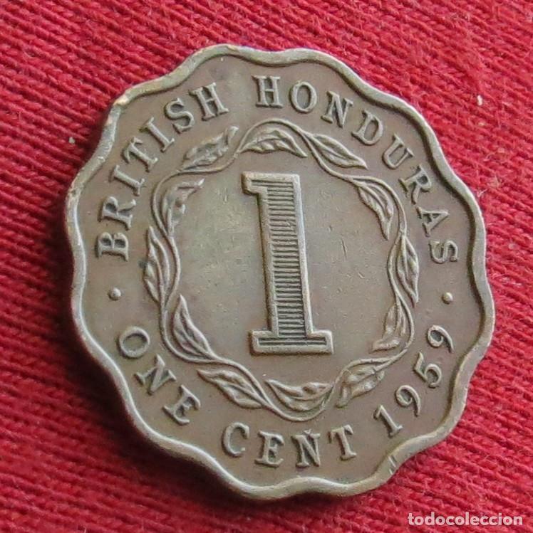 Monnaies anciennes d'Am&eacute;rique: Honduras Britanica 1 cent 1959 british belice