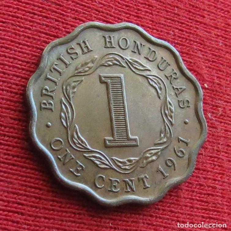 Monnaies anciennes d'Am&eacute;rique: Honduras Britanica 1 cent 1961 british belice