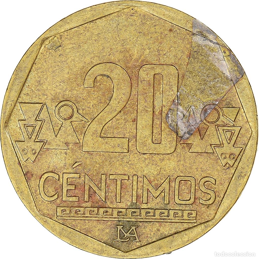 Monedas antiguas de Am&eacute;rica: [#1343200] Moneda, Per&uacute;, 20 Centimos, 2014 - Foto 2
