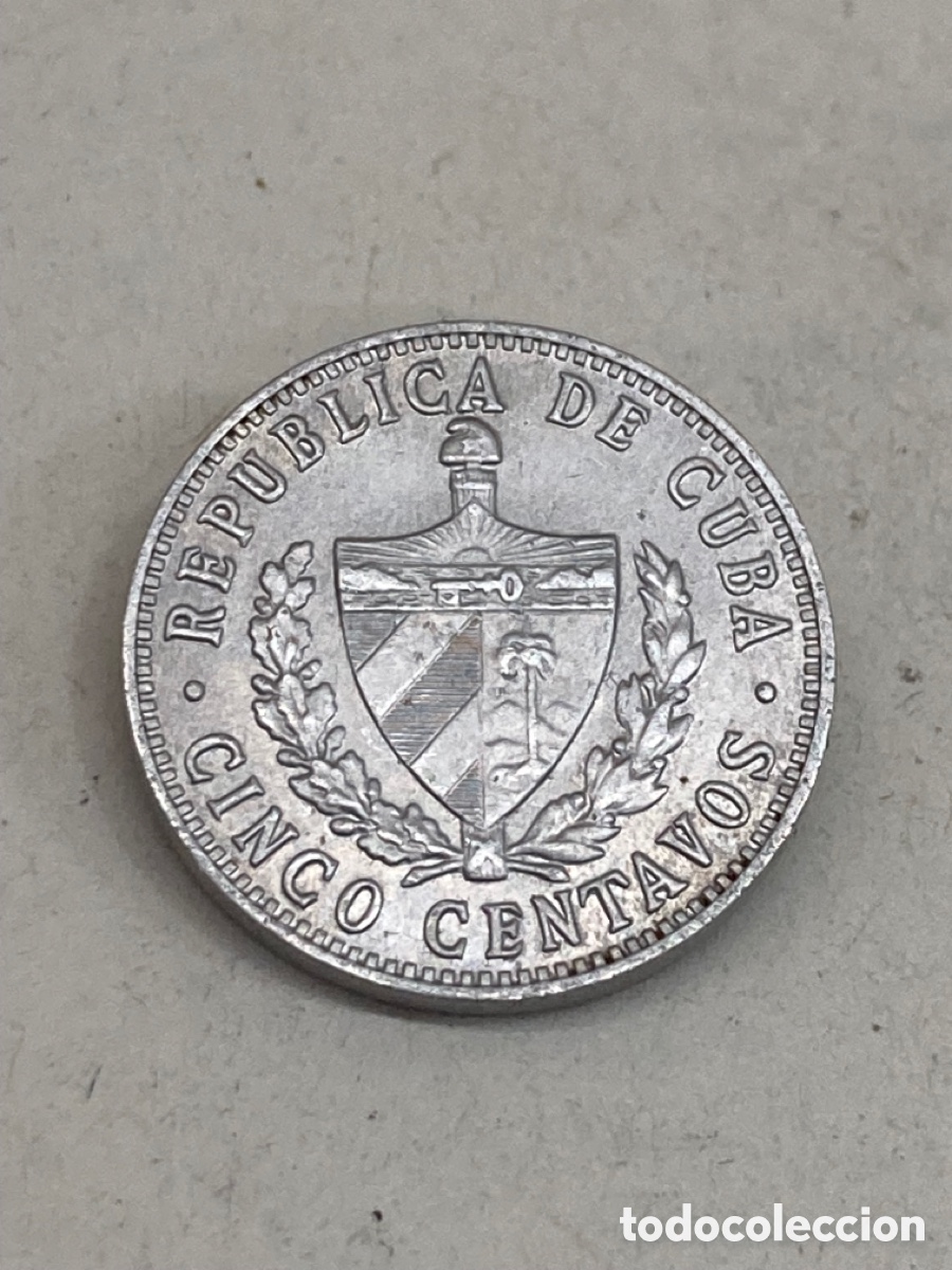 Monedas antiguas de Am&eacute;rica: Moneda 5 centavos 1968 Cuba X20 - Foto 2