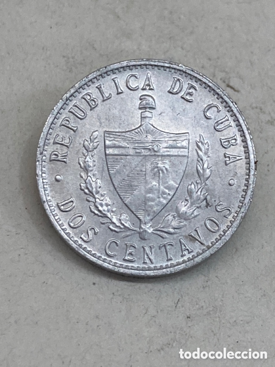 Monedas antiguas de Am&eacute;rica: Moneda 2 Centavos 1984 Cuba X20 - Foto 2
