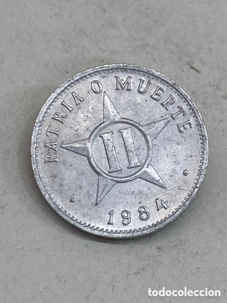 Monedas antiguas de Am&eacute;rica: Moneda 2 Centavos 1984 Cuba X20 - Foto 1