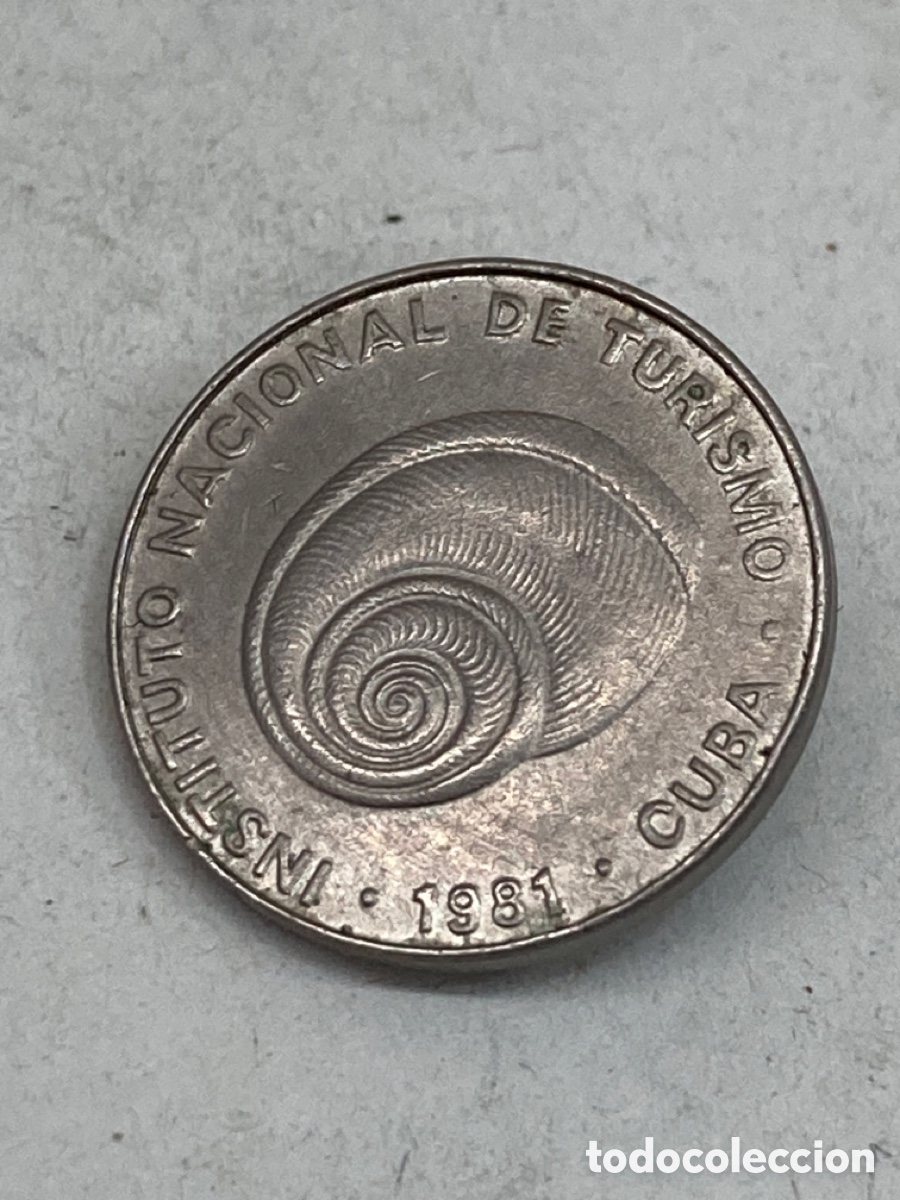 Monedas antiguas de Am&eacute;rica: Moneda 5 centavos 1981 Cuba X20 - Foto 2