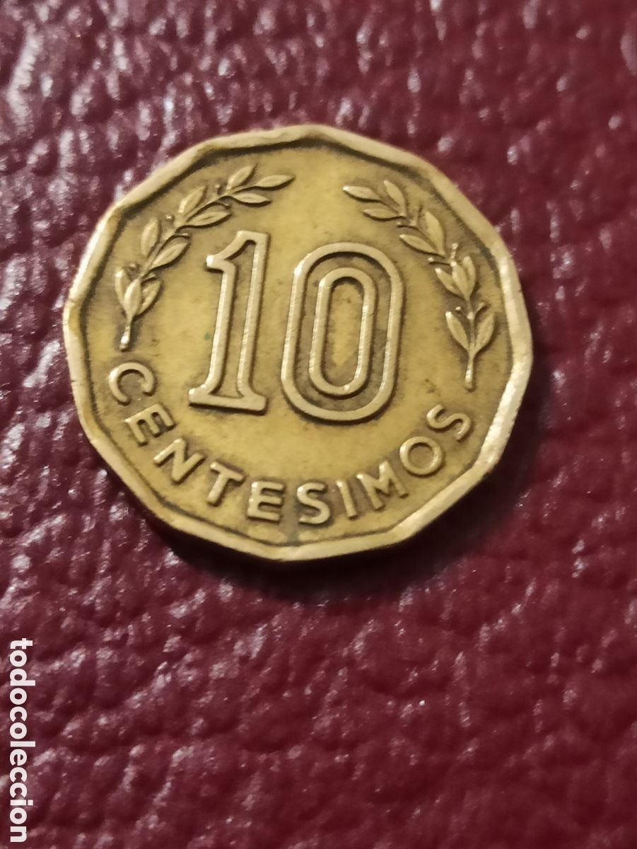 Monedas antiguas de Am&eacute;rica: Moneda 10 c&eacute;ntimos Uruguay 1976 - Foto 3