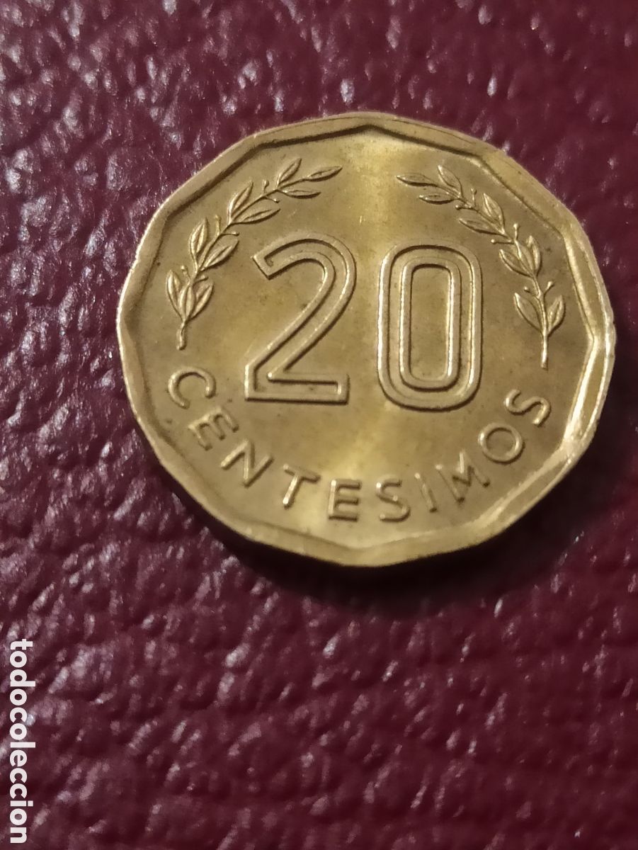 Monedas antiguas de Am&eacute;rica: Moneda 20 c&eacute;ntimos Uruguay 1981 - Foto 1