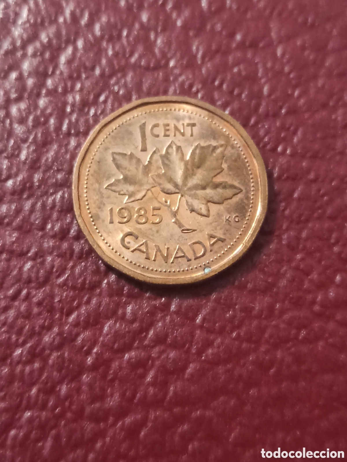 Monedas antiguas de Am&eacute;rica: Moneda 1 cent 1985 Canada - Foto 3