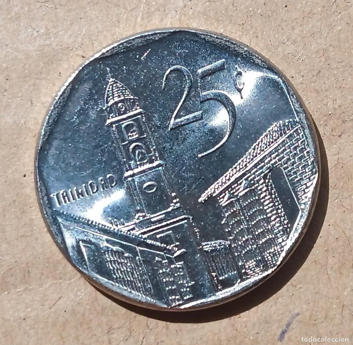 Monedas antiguas de Am&eacute;rica: CUBA - 25 CENTAVOS 2003 MBC - Foto 2