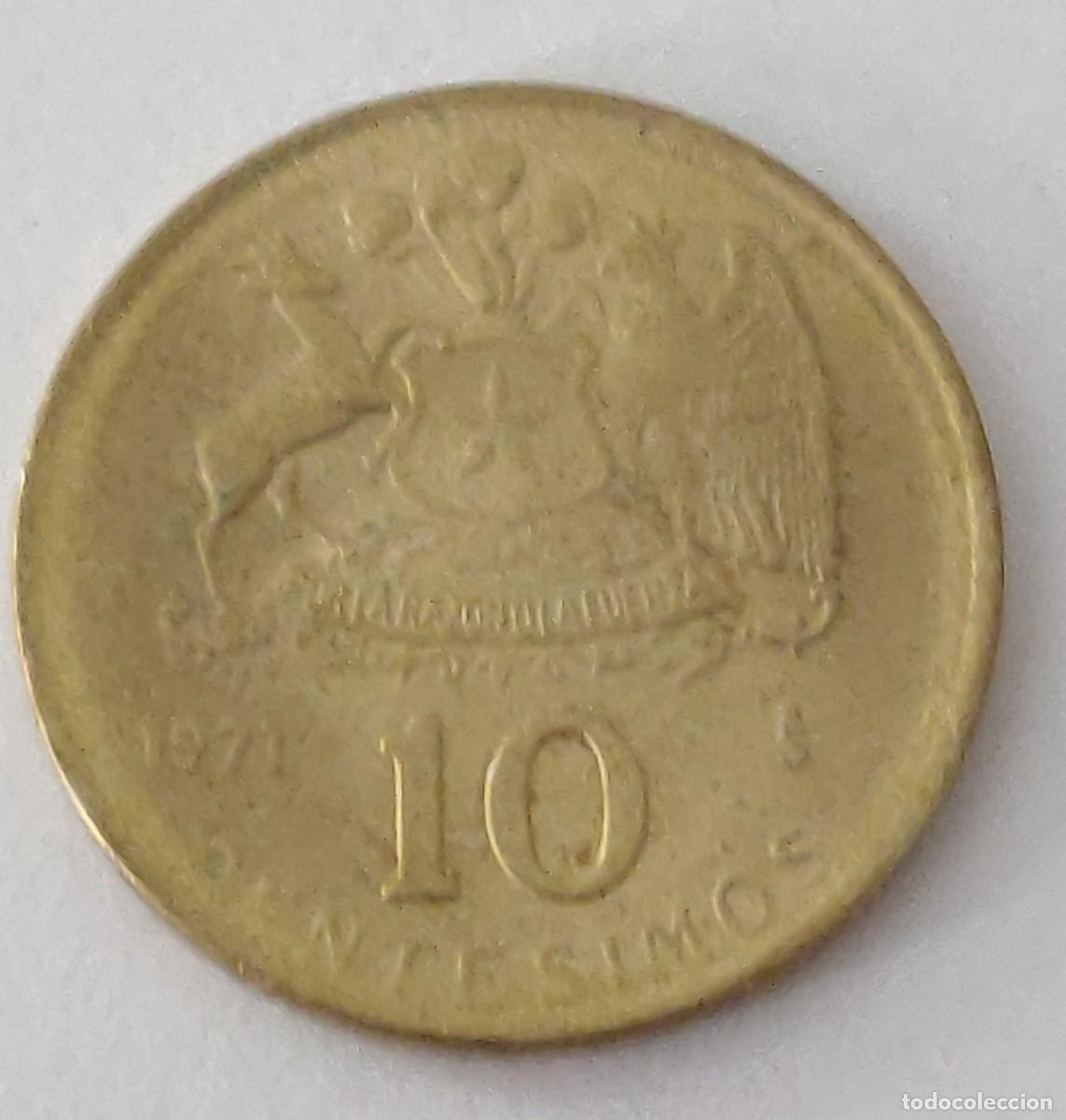 Monedas antiguas de Am&eacute;rica: Moneda de Chile - Foto 4