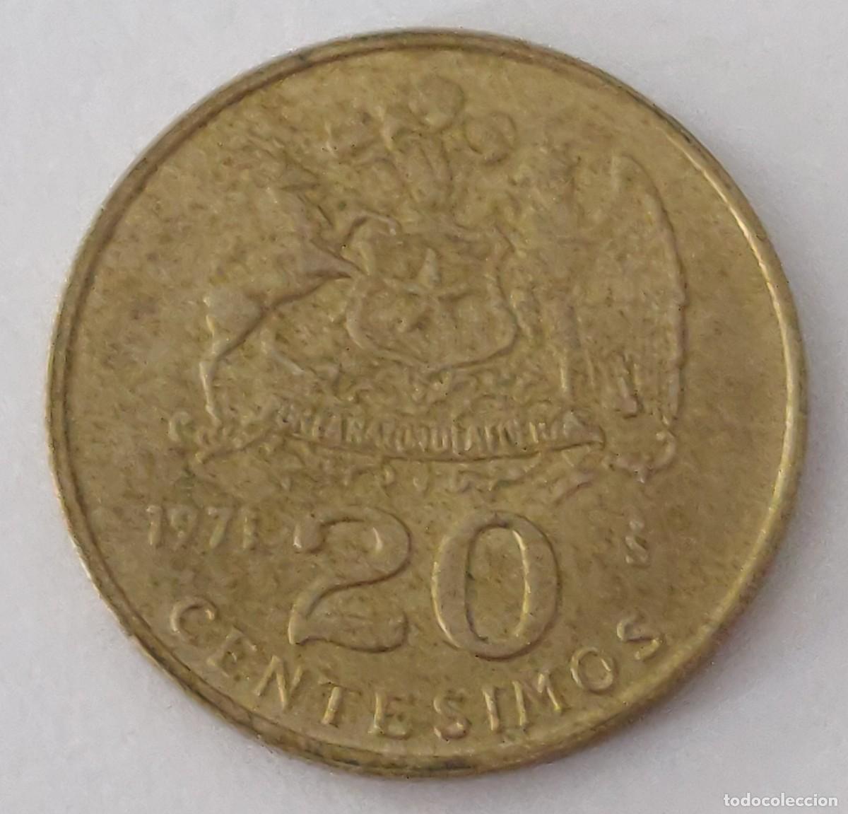 Monedas antiguas de Am&eacute;rica: Moneda de Chile - Foto 1