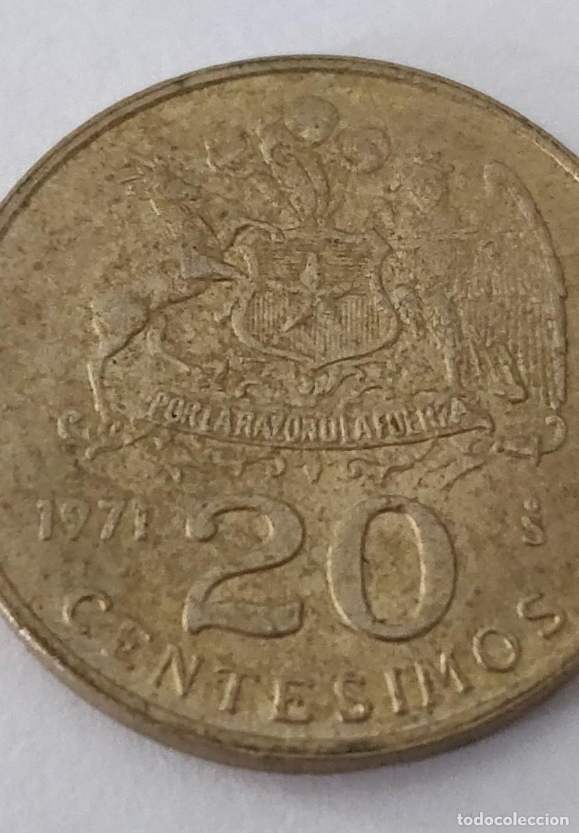 Monedas antiguas de Am&eacute;rica: Moneda de Chile - Foto 2