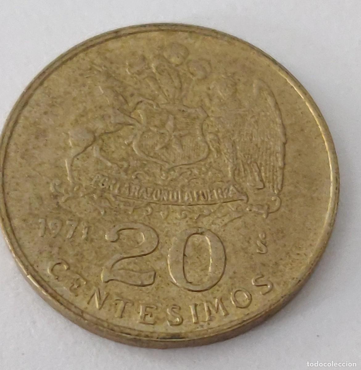 Monedas antiguas de Am&eacute;rica: Moneda de Chile - Foto 7
