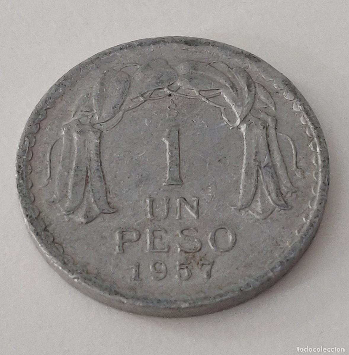 Monedas antiguas de Am&eacute;rica: Moneda de Chile - Foto 2