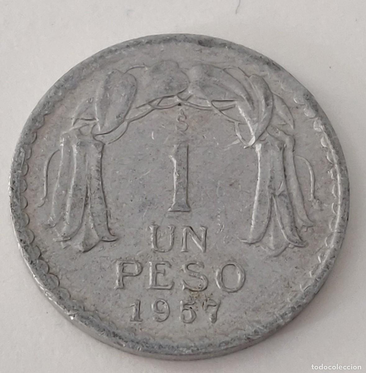 Monedas antiguas de Am&eacute;rica: Moneda de Chile - Foto 8