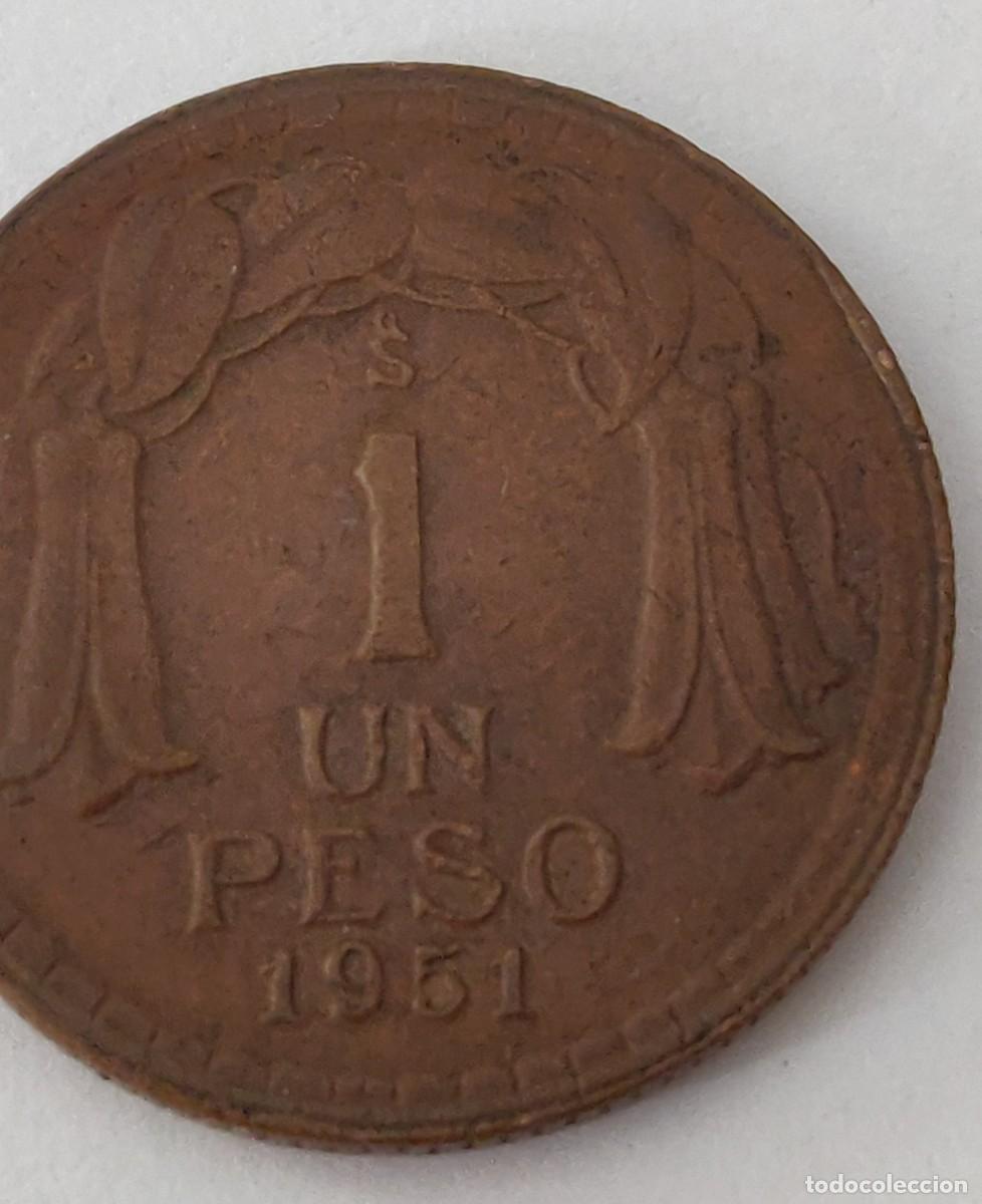 Monedas antiguas de Am&eacute;rica: Moneda de Chile - Foto 3