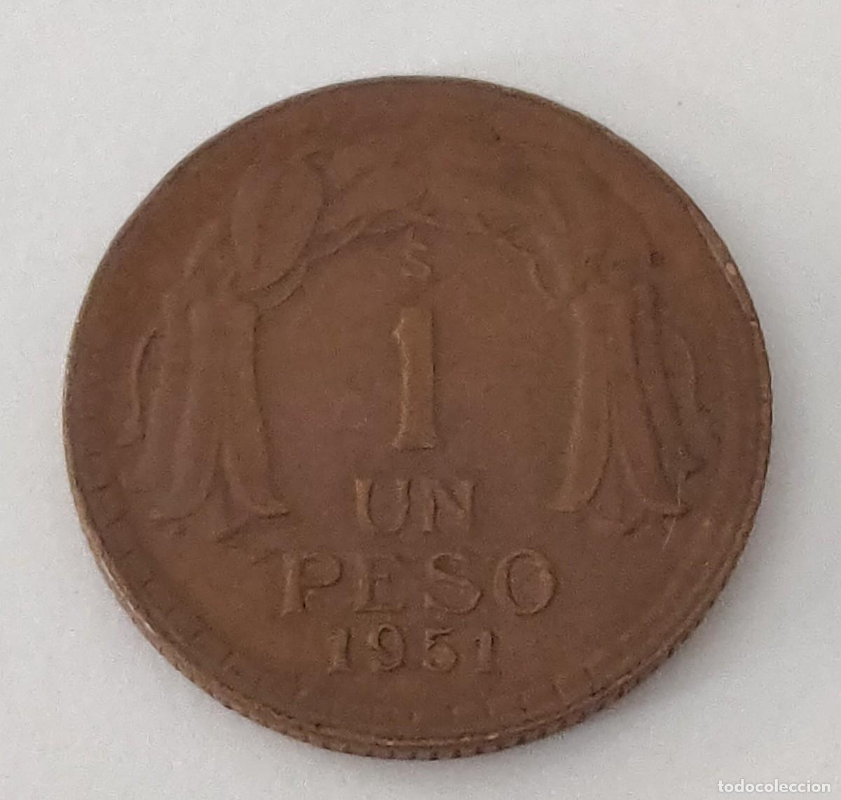 Monedas antiguas de Am&eacute;rica: Moneda de Chile - Foto 8