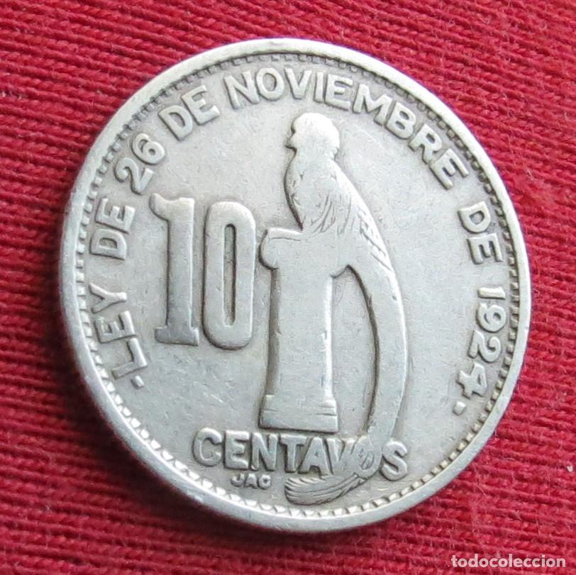 Monedas antiguas de Am&eacute;rica: Guatemala 10 centavos 1949 #2 - Foto 1