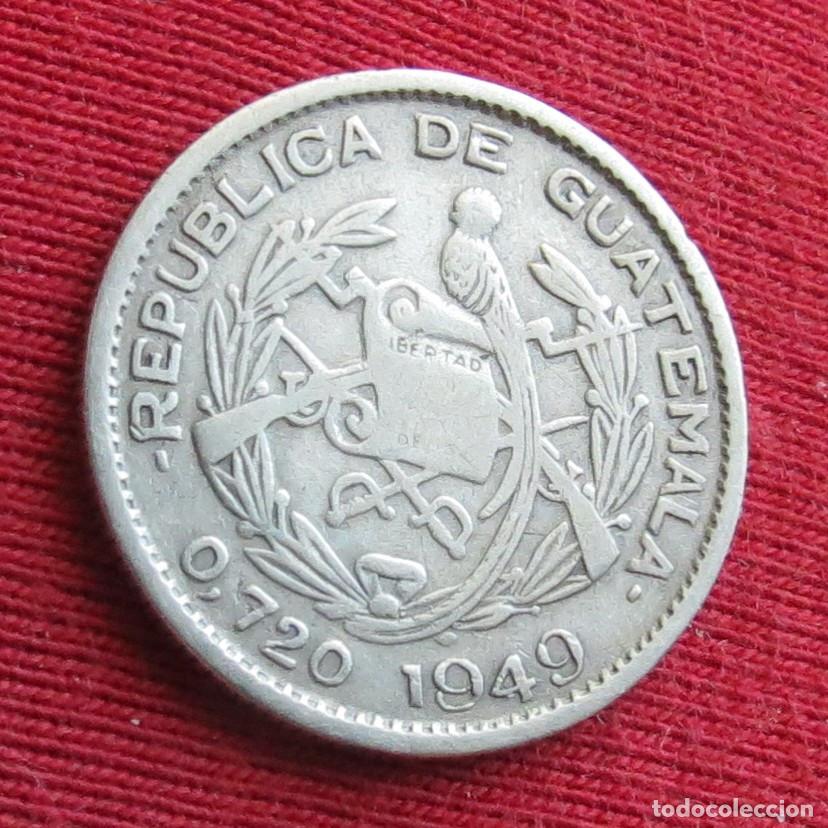 Monedas antiguas de Am&eacute;rica: Guatemala 10 centavos 1949 #2 - Foto 2