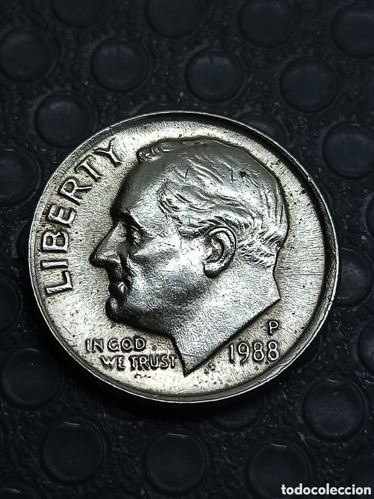 Monedas antiguas de Am&eacute;rica: Moneda One dime 1988P con error de acu&ntilde;aci&oacute;n - Foto 5