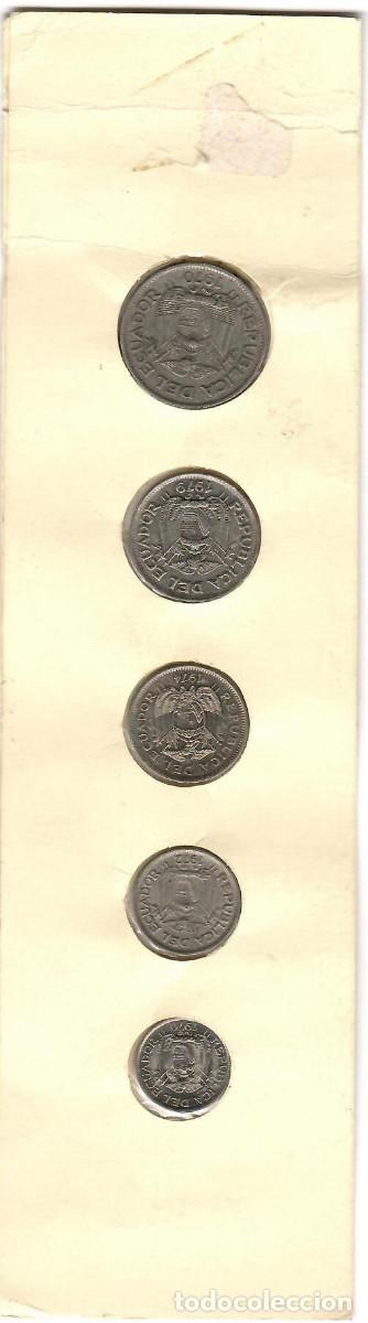 Monedas antiguas de Am&eacute;rica: ESTUCHE MONEDAS ECUADOR - Foto 2