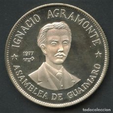 Monedas antiguas de América: CUBA, MONEDA DE PLATA, IGNACIO AGRAMONTE, VALOR: 20 PESOS, 1977, COIN SILVER PROOF
