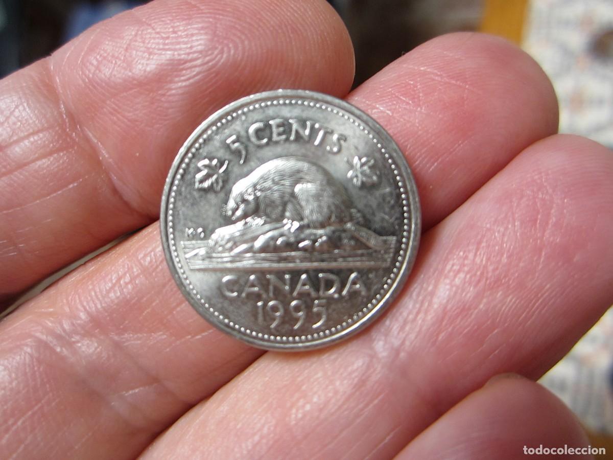 Monedas antiguas de Am&eacute;rica: MONEDA DE CANADA DE 5 CENTAVOS DE 1995 SC - Foto 2
