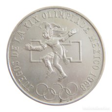 Monedas antiguas de América: 25 PESOS 1968. SIN CIRCULAR . OLIMPIADAS DE MEXICO ‘68. PLATA.