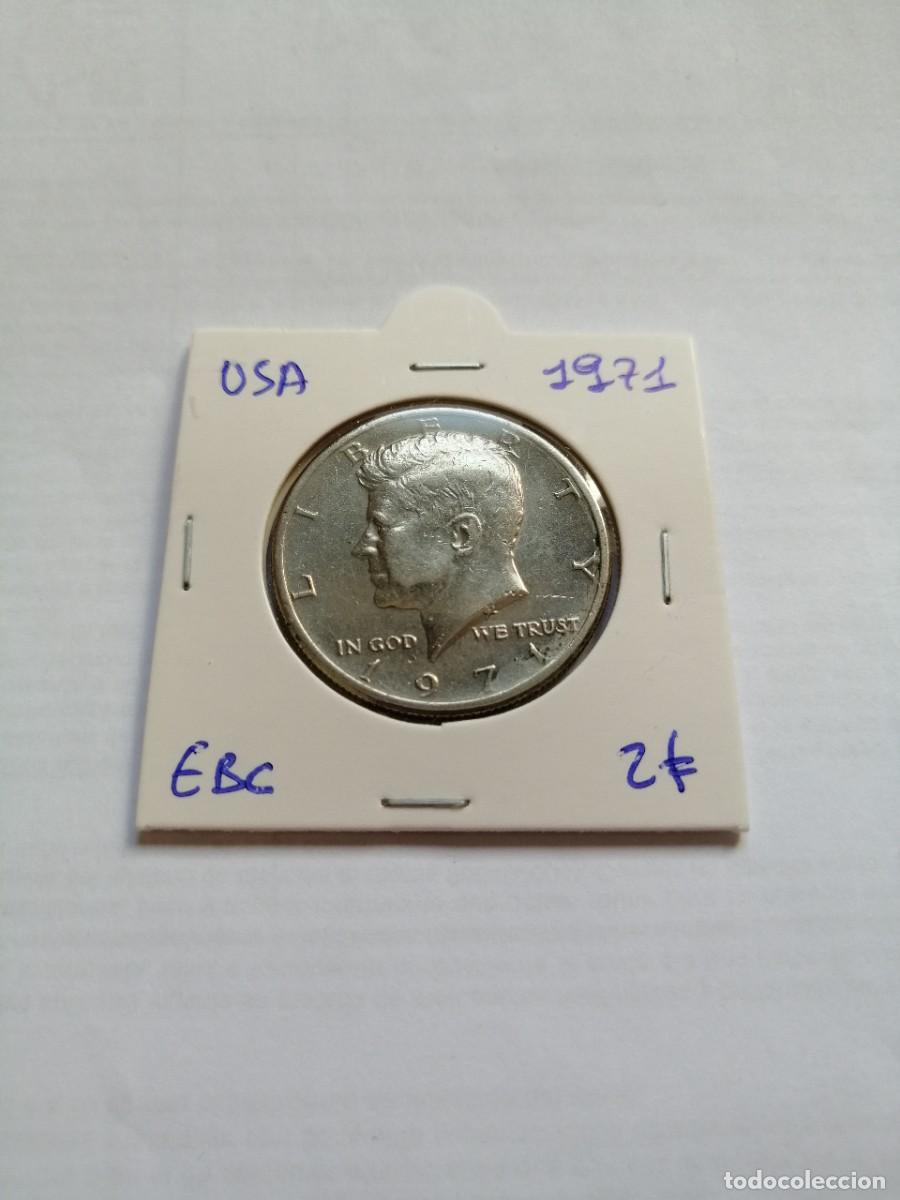 Monedas antiguas de Am&eacute;rica: Usa 1/2 dolar 1971 - Foto 1
