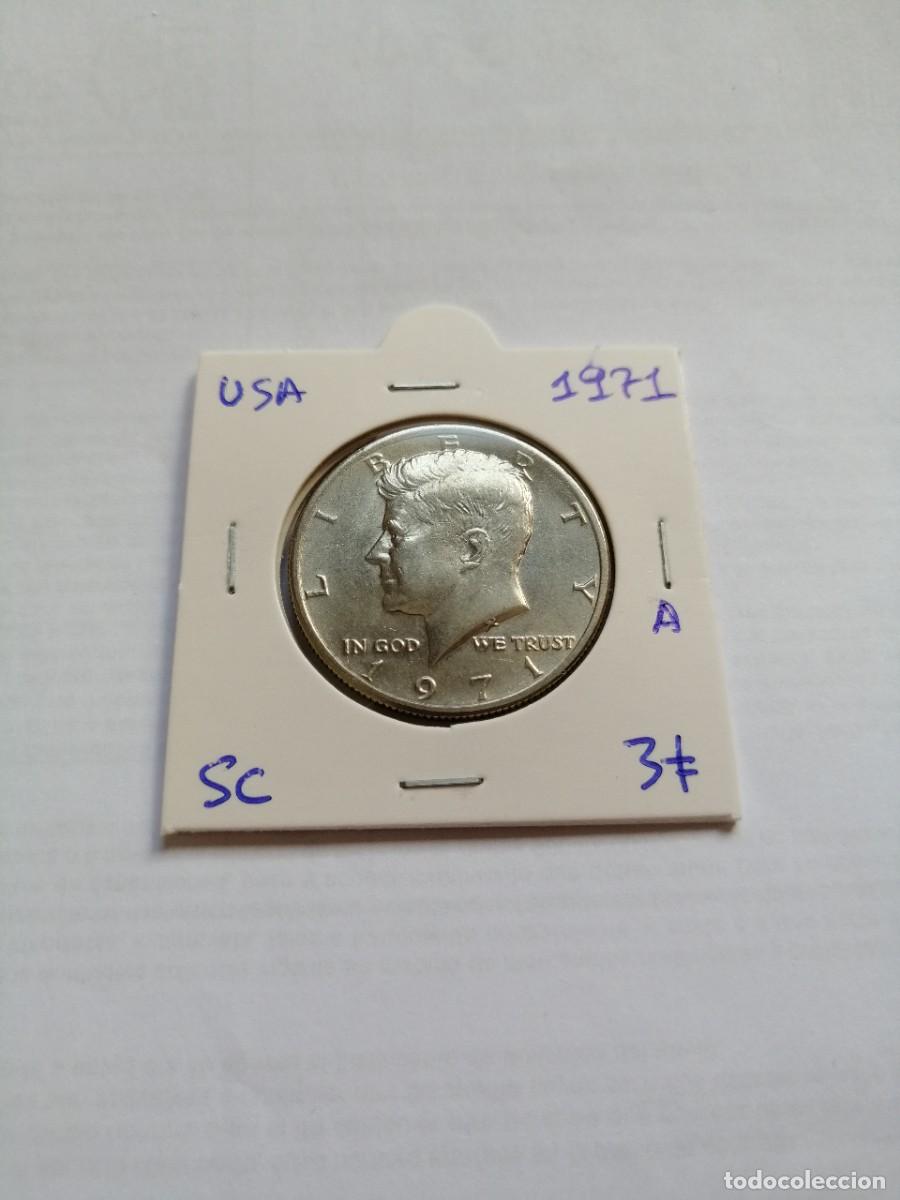 Monedas antiguas de Am&eacute;rica: Usa 1/2 dolar 1971 SC - Foto 1
