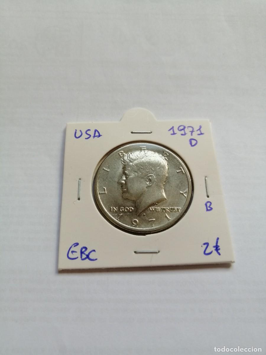 Monedas antiguas de Am&eacute;rica: Usa 1/2 dolar 1971 D - Foto 1