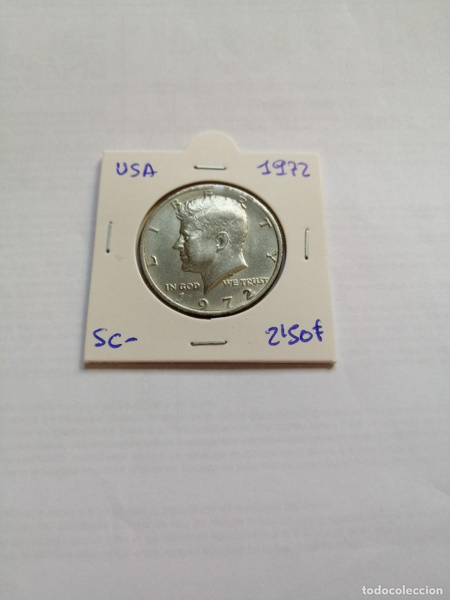 Monedas antiguas de Am&eacute;rica: Usa 1/2 dolar 1972 SC- - Foto 1