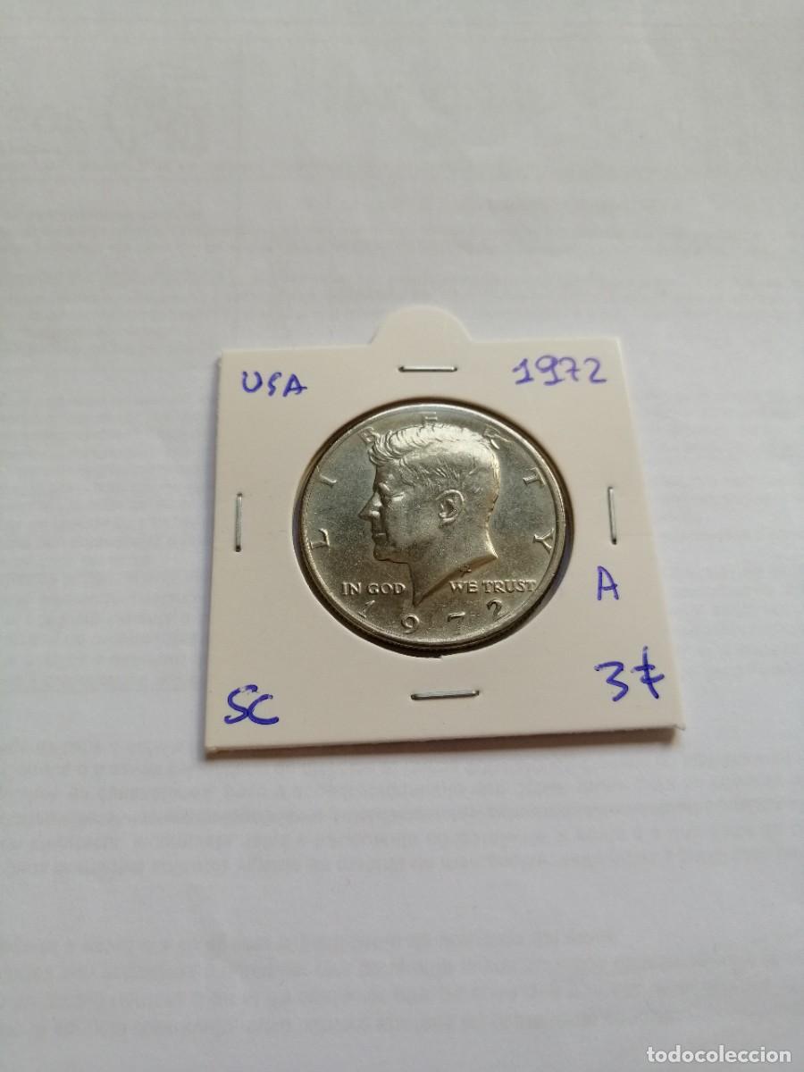 Monedas antiguas de Am&eacute;rica: Usa 1/2 dolar 1972 SC - Foto 1