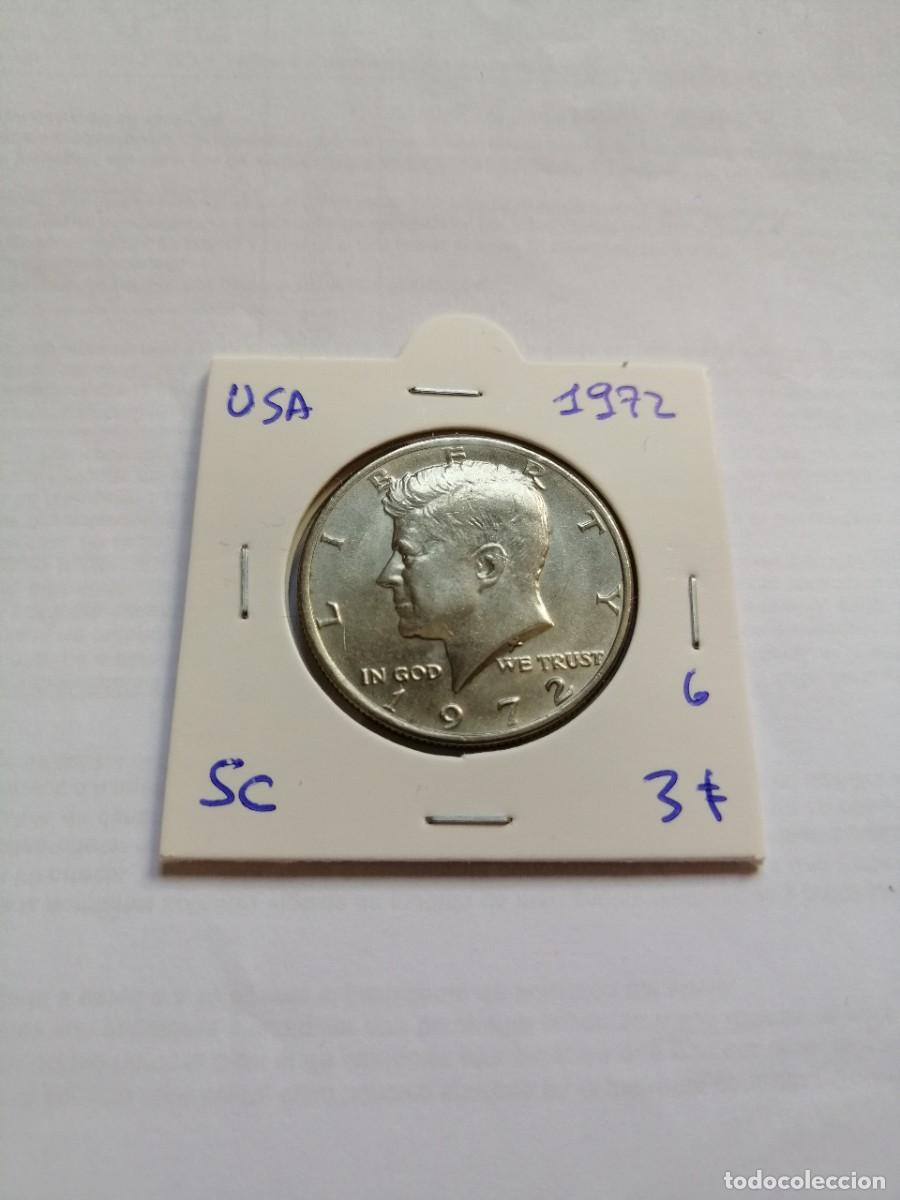 Monedas antiguas de Am&eacute;rica: Usa 1/2 dolar 1972 SC - Foto 1