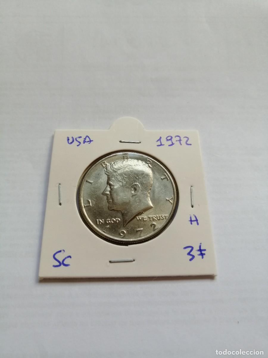 Monedas antiguas de Am&eacute;rica: Usa 1/2 dolar 1972 SC - Foto 1