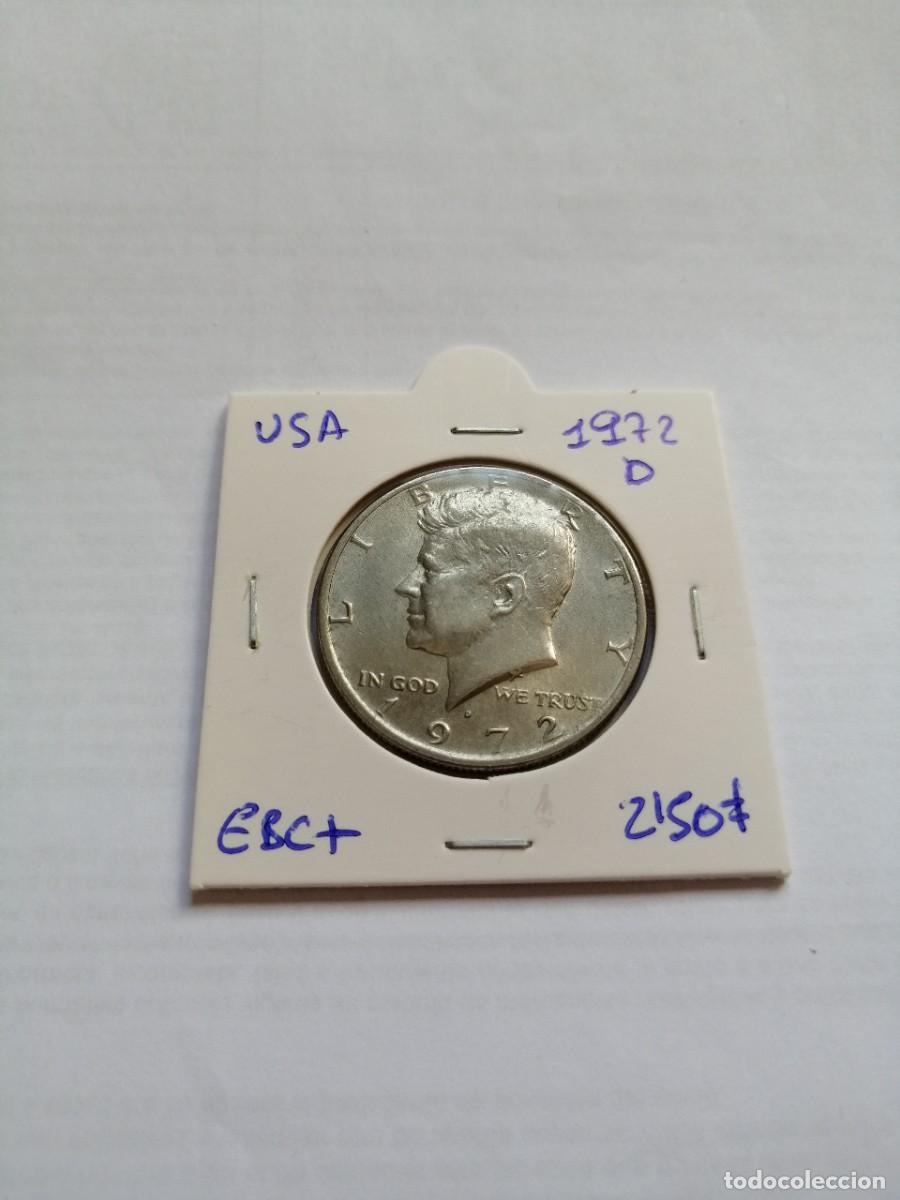 Monedas antiguas de Am&eacute;rica: Usa 1/2 dolar 1972 D - Foto 1