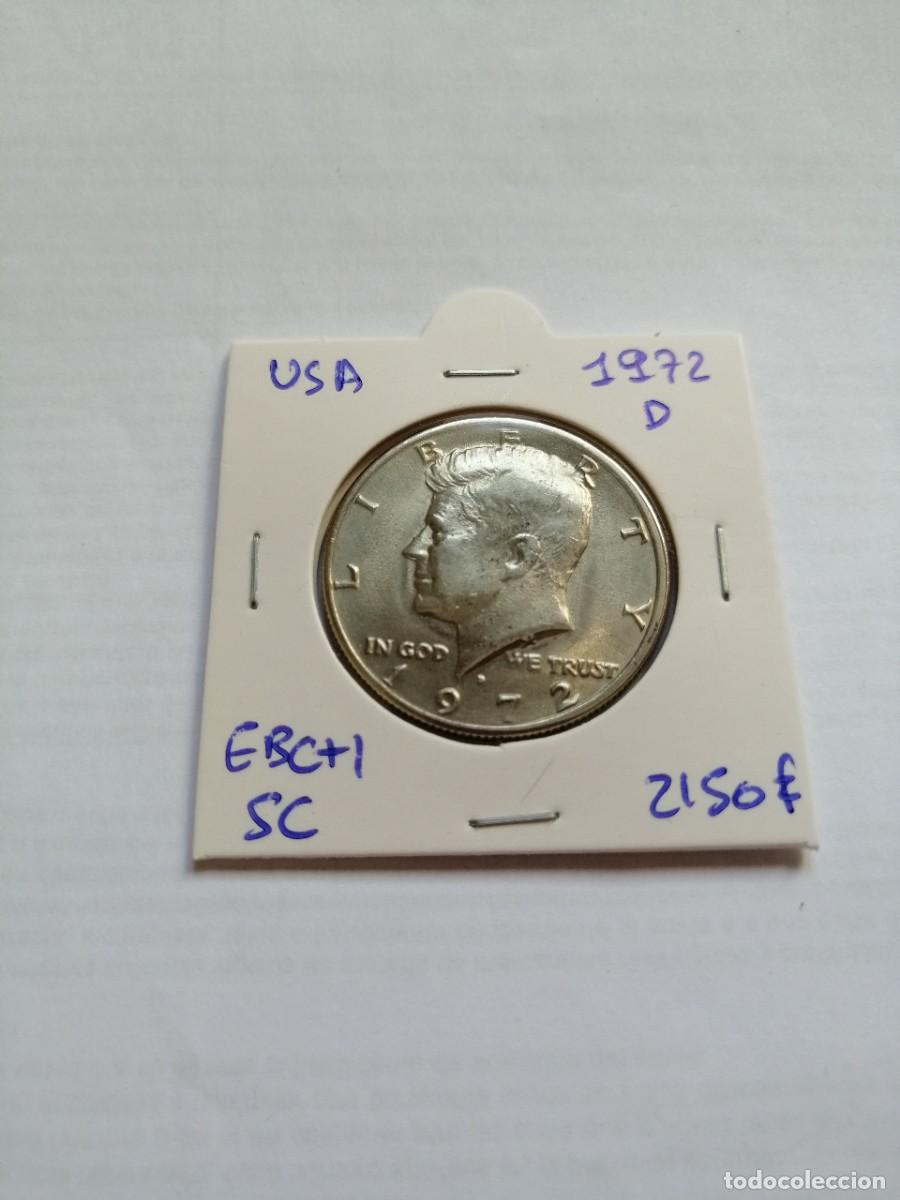 Monedas antiguas de Am&eacute;rica: Usa 1/2 dolar 1972 D - Foto 1