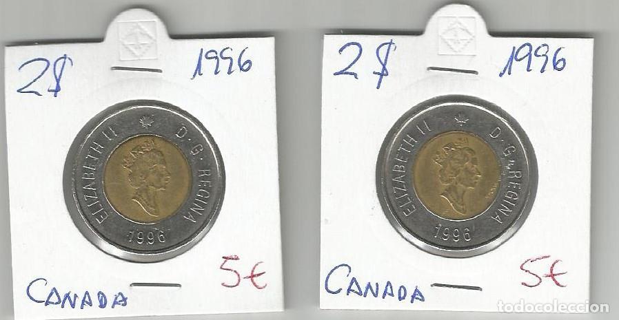 Monedas antiguas de Am&eacute;rica: PAREJA MONEDAS CANADA - Foto 1